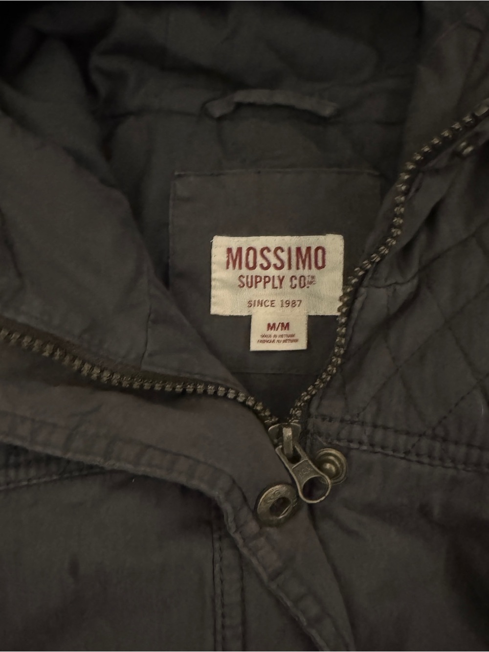 Mossimo Supply Co. Hooded Utility Jacket Winter Charcoal - Picture 11 of 16